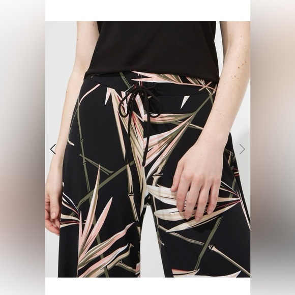 WHBM Wide Leg Palazzo Pants Tropical Print - Picture 3 of 7